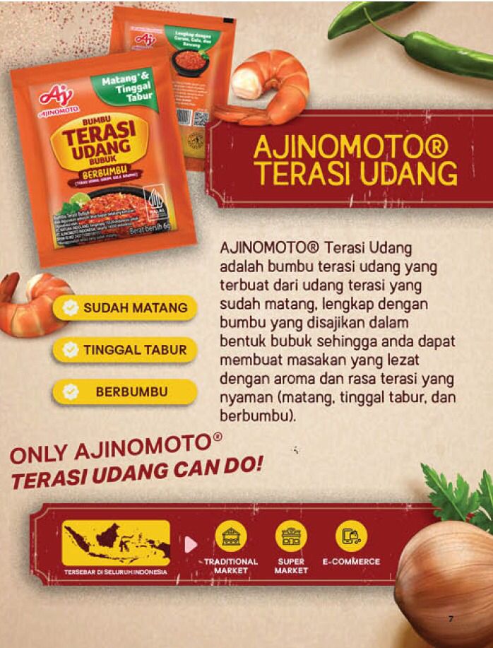 Production Process AJINOMOTO® Terasi Udang